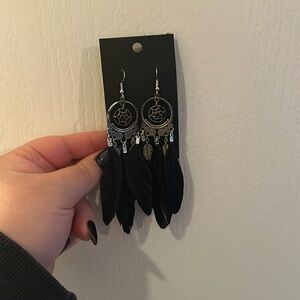 Feather earrings